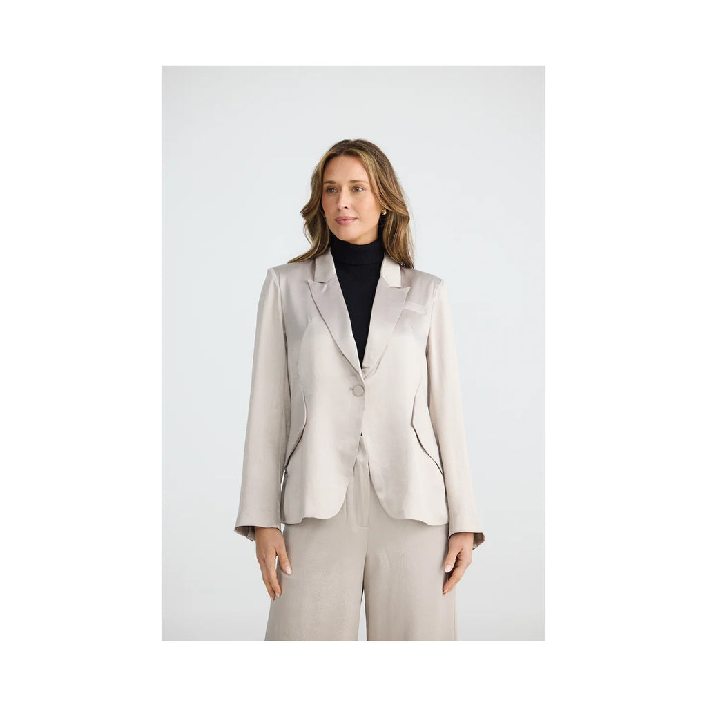 Brave & True -  Ritz Blazer - Champagne