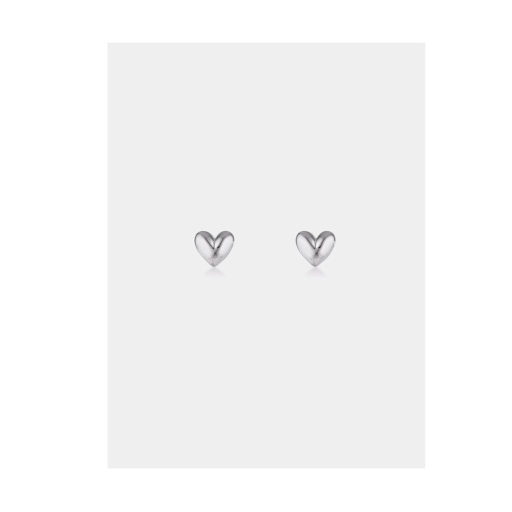 Linda Tahija - Earrings Stud Amore Solid Silver