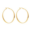 Najo  - Ribbon Hoop Gold earrings 46mm