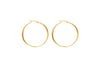 Najo  - Ribbon Hoop Gold earrings 46mm