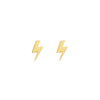 Linda Tahija -  Stud Lightning Bolt Gold Plate Earrings