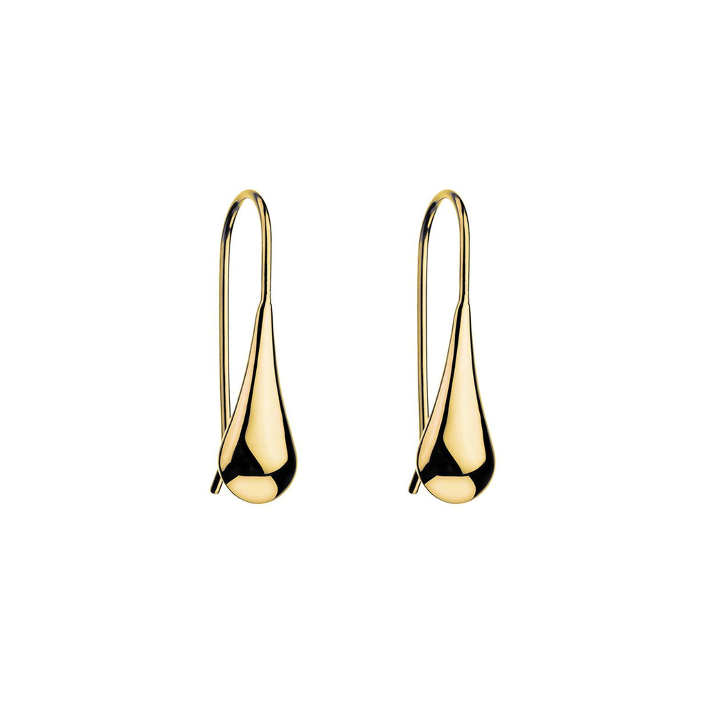 Najo - Teardrop Gold on Hook earrings