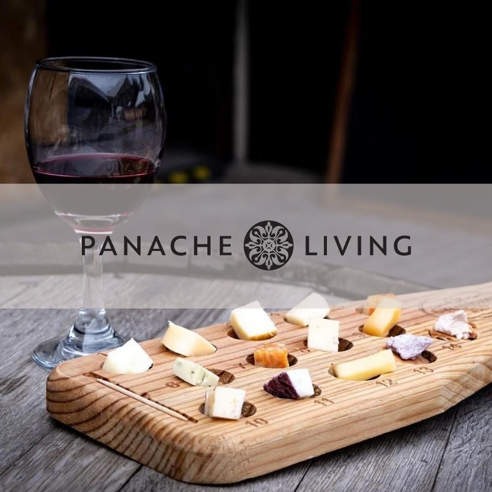Cheese and wine platter 