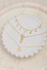 ToniMay - Petal Moonstone Yellow Gold Plate Necklace