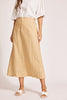 Eb & Ive -  Miramar Maxi Skirt - Camel