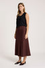 Ebb & Ive - Zala Knit Skirt - Mahogany