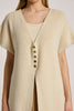 Ebb & Ive - Berber Vest Cardigan - Dune