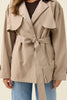 Isle of Mine - Farida Cropped Trench