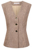Isle of Mine - Cassidy Vest - Taupe Regular price