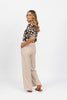 Vassalli - Wide Leg Full Length Pant with Elastic Back Waistband