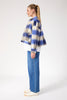 Haven -  Fargo Cropped Jacket - Blue