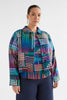 Elk  - Minnen Print Jacket - Navy Lighten Print