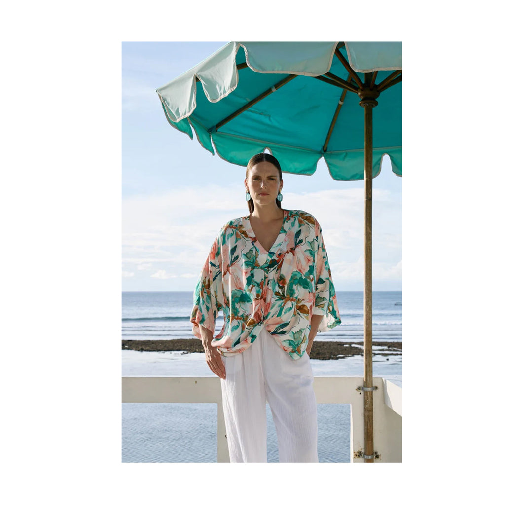 Eb & Ive - Alegria Twist Top - Estate