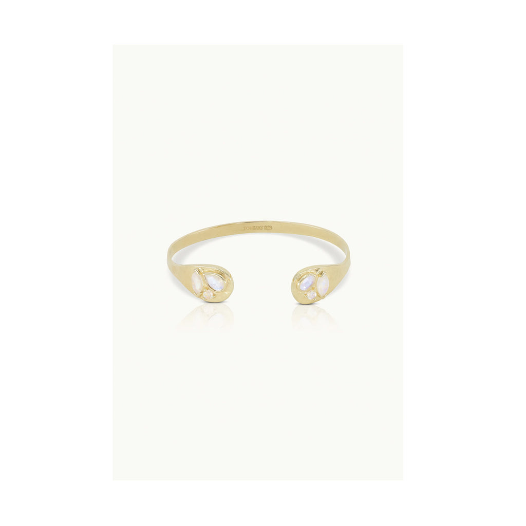 ToniMay - Alessia Moonstone Gold Cuff