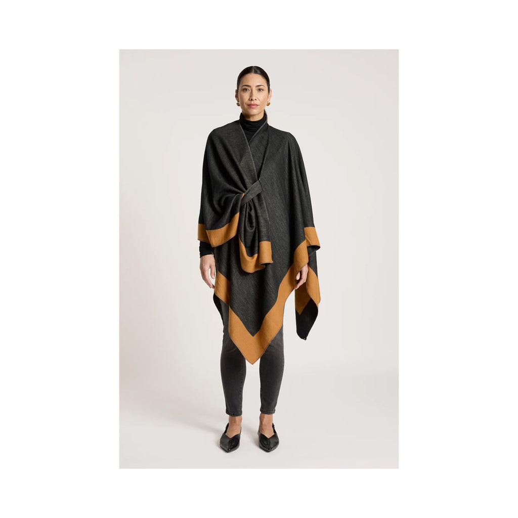 Ebb & Ive - Ayla Cape - Camel/Char