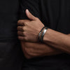 Najo - Memento Men’s Leather Buckle Identity Bracelet