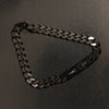 Najo - Nero Men’s Steel Curb Chain Bracelet (Bold)