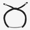 Najo - Elemental Men’s Cord Identity Bracelet BLACK