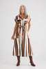 Brave & True - Lorrie Dress - Oakley Stripe