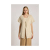 Ebb & Ive - Berber Vest Cardigan - Dune