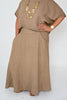 Just Donna - Verde Skirt - Camel