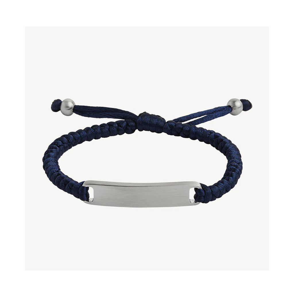 NAJO - Elemental Men’s Cord Identity Bracelet NAVY