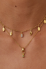 ToniMay - Petal Moonstone Yellow Gold Plate Necklace