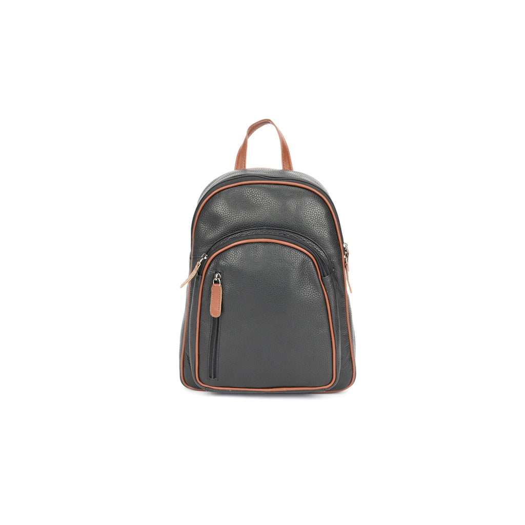 Leather Backpack Byron Bay - Black