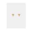 Linda Tahija - Earrings Stud Amore Gold Plate