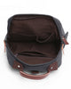 Canvas Single Strap Sling Bag Backpack - Black