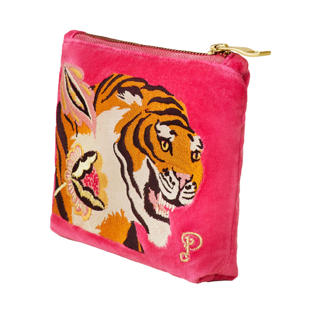 Powder Design  - Make Up Pouch Tiger