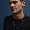 NAJO - Nero Men’s Steel Curb Chain Necklace