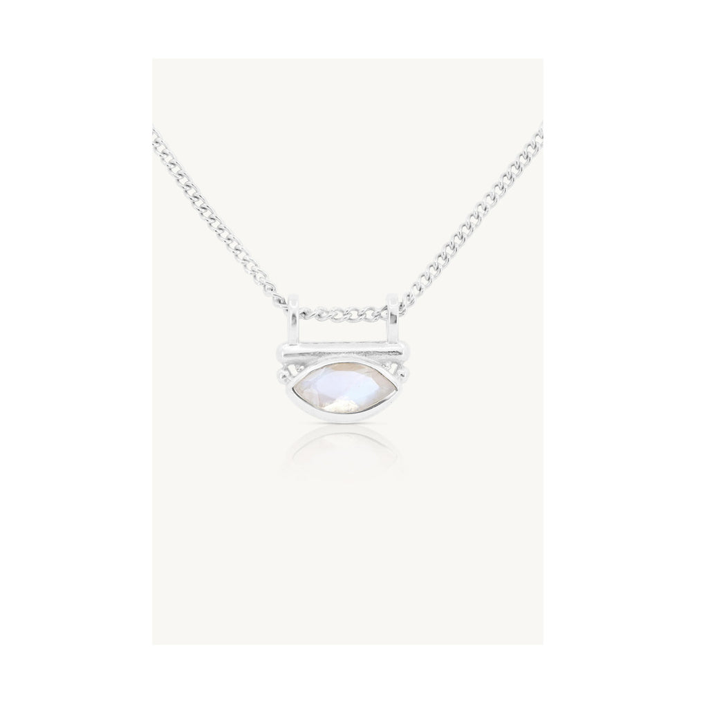 ToniMay - Nyra Moonstone Silver Necklace