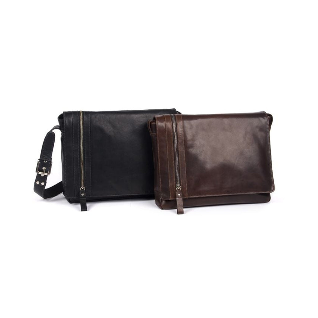 Satchel Phil Messenger Brown