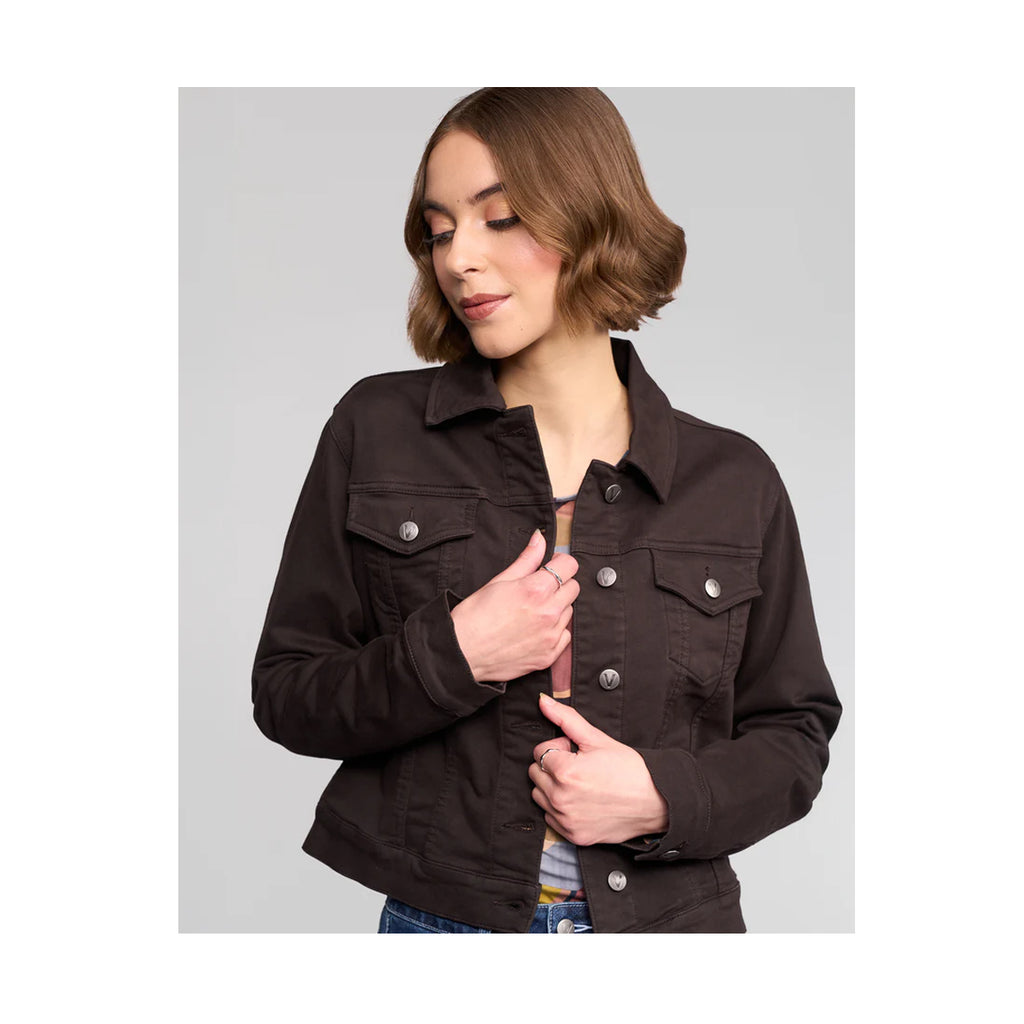 Vassall - Rider Knit Jacket - Chocolate