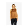 Ping Pong - Sammi Contrast Knit Tank Top in Chestnut