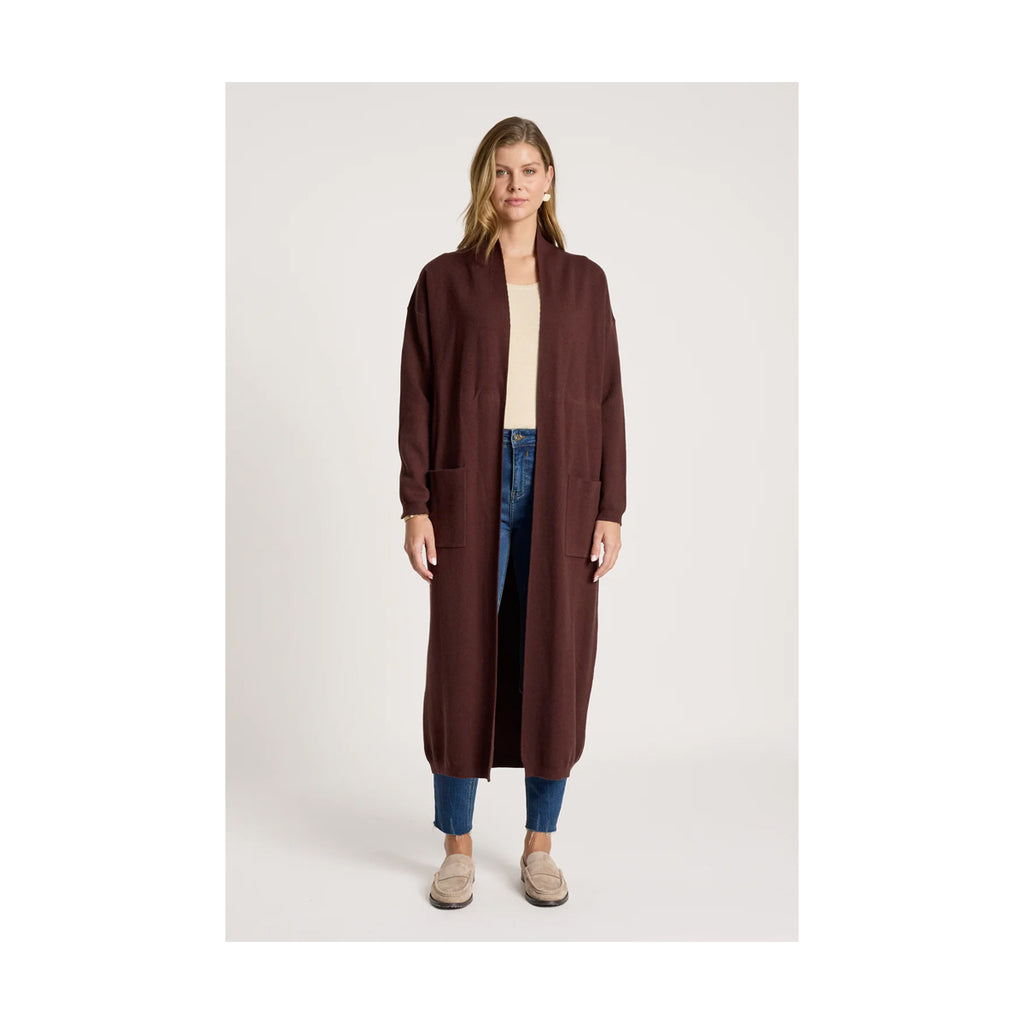 Ebb & Ive - Zala Cardigan - Mahogany