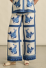 Zoe Kratzmann -  Gesture pant - azure collage