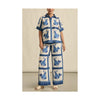 Zoe Kratzmann -  Gesture pant - azure collage