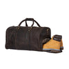 Overnight Bag Milan - Rugged Leather - Brown