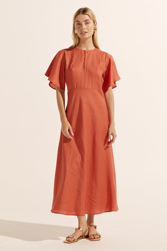 Zoe Kratzmann -  Pavillion Dress Nectarine