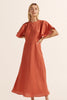 Zoe Kratzmann -  Pavillion Dress Nectarine