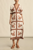 Zoe Kratzmann -  Portrait dress - coffee collage