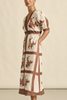 Zoe Kratzmann -  Portrait dress - coffee collage