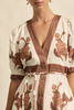 Zoe Kratzmann -  Portrait dress - coffee collage