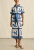 Zoe Kratzmann -  Roam Azure Collage Dress