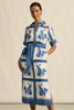 Zoe Kratzmann -  Roam Azure Collage Dress