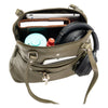 Arden Leather Tote – Olive Green Work & Travel Bag