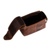 Toiletry Bag Leather 2 Zip
