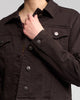 Vassall - Rider Knit Jacket - Chocolate